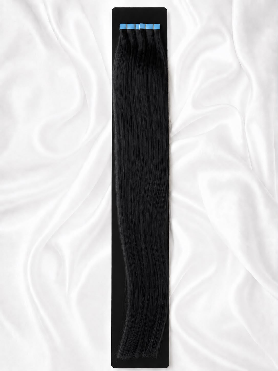 Naturalne włosy Tape-In 65 cm Black Edition – Aria Hair